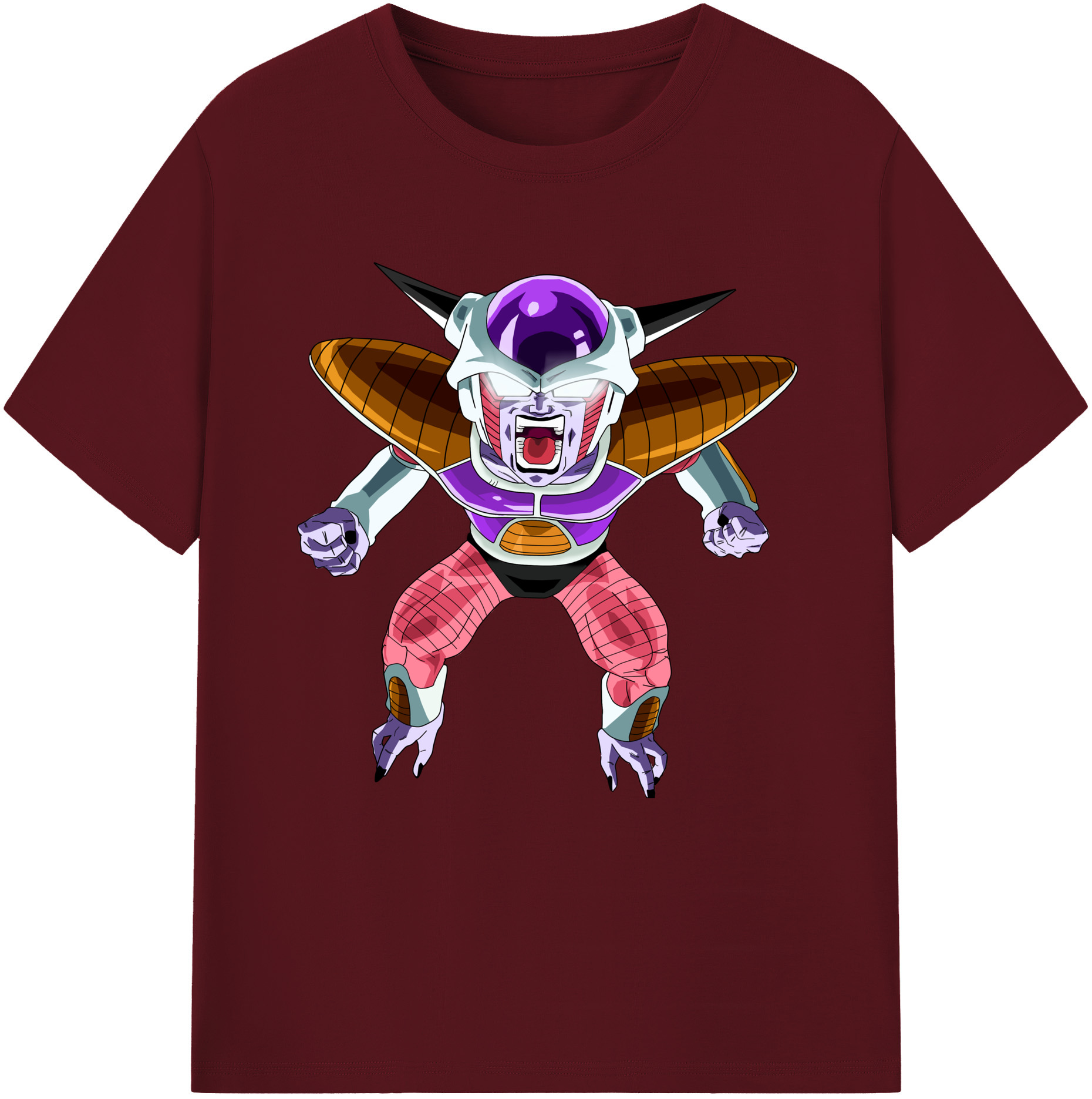 （画像用） ドラゴンボール フリーザ DRAGON BALL Frieza 綿100％半袖Tシャツ（フロントプリント）